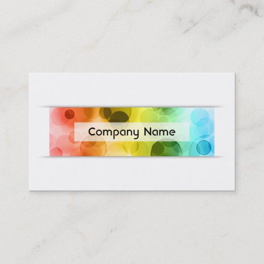 loyaliteitsprogramma voor bokeh klantenkaartje (Voorkant)