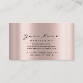 Loyality 6 Makeup Esthetician Eyelash Roos Visitekaartje (Achterkant)