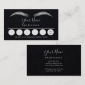 Loyality 6 Makeup Eyebrow Eyes Lashes Business Car Visitekaartje (Voorkant / Achterkant)