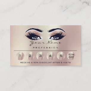 Loyality 6 Makeup Eyebrow Eyes Lashes Roos Eyes Visitekaartje