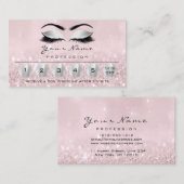 Loyality 6 Makeup Eyebrow Eyes Lashes Roos Grey Visitekaartje (Voorkant / Achterkant)