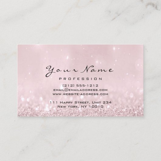 Loyality 6 Makeup Eyebrow Eyes Lashes Roos Grey Visitekaartje (Achterkant)