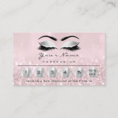 Loyality 6 Makeup Eyebrow Eyes Lashes Roos Grey Visitekaartje (Voorkant)