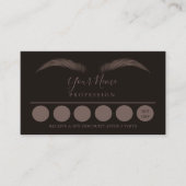 Loyality 6 Makeup Eyebrow Eyes Lashes Visitekaartje (Voorkant)