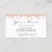 Loyaliy 6 Esthetician MAKEUP Roos White Heart Lash Visitekaartje (Achterkant)