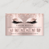 Loyaliy 6 Makeup esthetician Eyelash Roos Drift Visitekaartje (Voorkant)
