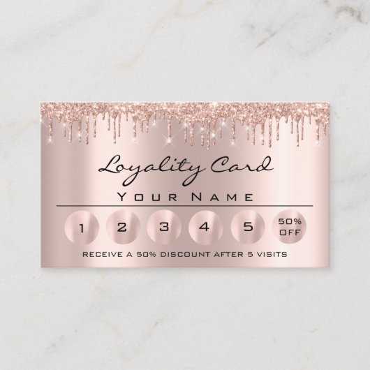 Loyaliy 6 Professional Esthetician Roos Drives Visitekaartje (Voorkant)