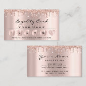 Loyaliy 6 Professional Esthetician Roos Heart Visitekaartje (Voorkant / Achterkant)