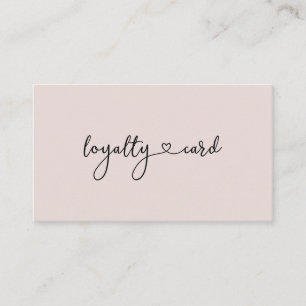 Loyalty 10 Nails Lashes Beauty Visitekaartje