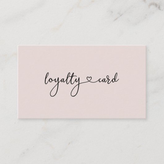 Loyalty 10 Nails Lashes Beauty Visitekaartje (Voorkant)