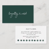 Loyalty 10 Nails Lashes Beauty Visitekaartje (Voorkant / Achterkant)