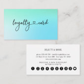 Loyalty 10 Nails Lashes Beauty Visitekaartje (Voorkant / Achterkant)