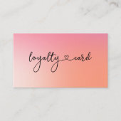 Loyalty 10 Nails Lashes Beauty Visitekaartje (Voorkant)