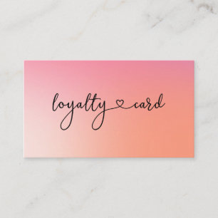 Loyalty 10 Nails Lashes Beauty Visitekaartje