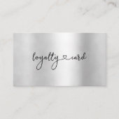 Loyalty 10 Nails Lashes Beauty Visitekaartje (Voorkant)