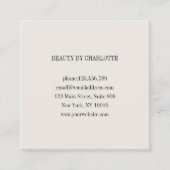 Loyalty 10 Nails Lashes Vierkante Visitekaartje (Voorkant)