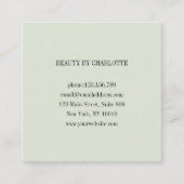 Loyalty 10 Nails Lashes Visitekaartje Quadratische (Voorkant)