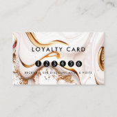 Loyalty 5 Nails Lashes Beauty Glitter Gold Visitekaartje (Voorkant)