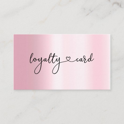 Loyalty 5 Nails Lashes Beauty Visitekaartje (Voorkant)