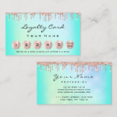 Loyalty 6 Makeup Esthetician Eyelash Roos Ocean Visitekaartje (Voorkant / Achterkant)