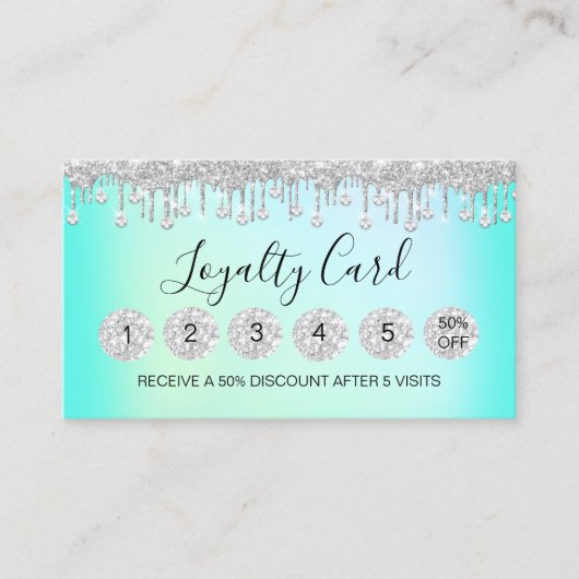 Loyalty 6 Makeup estheticien Eyelash Diamond Drive Visitekaartje (Voorkant)