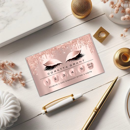 Loyalty 6 Makeup estheticien Eyelash Roos Drift Visitekaartje