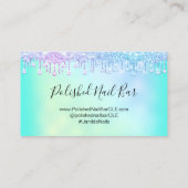 Loyalty 6 Makeup estheticien Eyelash Roze druppels Visitekaartje (Achterkant)