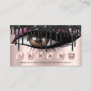 Loyalty 6 Makeup Glam Makeup Eyelash Extension Visitekaartje
