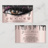 Loyalty 6 Makeup Glam Makeup Eyelash Extension Visitekaartje (Voorkant / Achterkant)