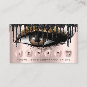 Loyalty 6 Makeup Makeup Eyelash Drift Black Gold Visitekaartje