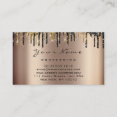 Loyalty 6 Makeup Makeup Eyelash Gold Skinny Drives Visitekaartje (Achterkant)