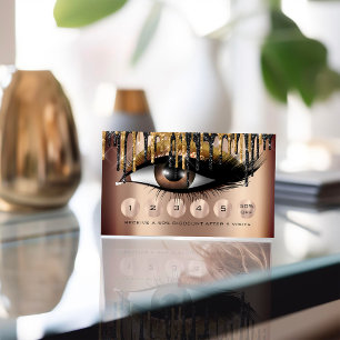 Loyalty 6 Makeup Makeup Eyelash Gold Skinny Drives Visitekaartje