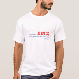 Loyalty aan Land - het T-shirt van het Citaat van 