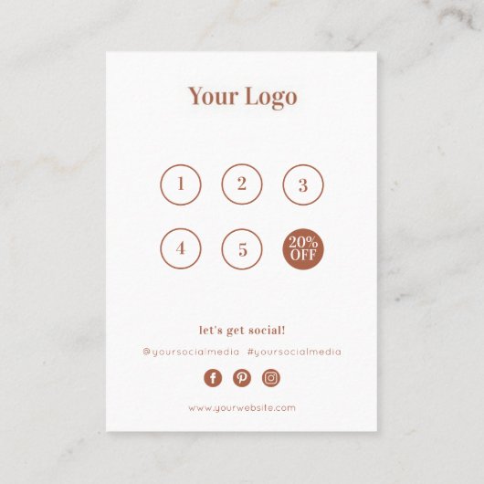 Loyalty Abstract pastel Visitekaartje (Achterkant)