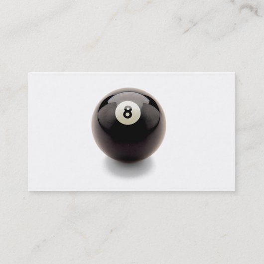 Loyalty Billiard Punch 8 Ball 8-kaart (Achterkant)