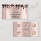 Loyalty Card 6 Punch Makeup Artist Beauty Studio (Voorkant / Achterkant)
