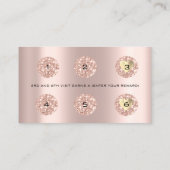 Loyalty Card 6 Punch Makeup Artist Beauty Studio (Achterkant)