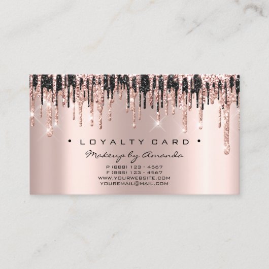 Loyalty Card 6 Punch Makeup Artist Beauty Studio (Voorkant)