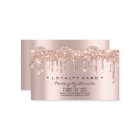 Loyalty Card 6 Punch Makeup Artist Heart Roos Drip
