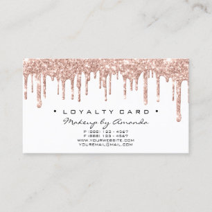 Loyalty Card 6 Punch Makeup Artist Heart Roos Spar