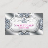 Loyalty Card Diamonds Glitter Crown (Achterkant)