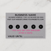 Loyalty Card - Honeybee Jar (Achterkant)