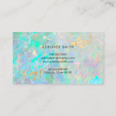 Loyalty Card Pastel Kleuren Opal Visitekaartje (Achterkant)