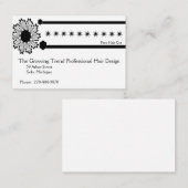 Loyalty Card voor haarontwerper Visitekaartje (Voorkant / Achterkant)