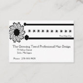 Loyalty Card voor haarontwerper Visitekaartje (Voorkant)