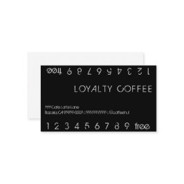 Loyalty Coffee Double Punch Card