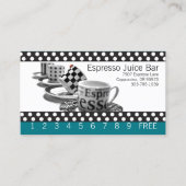 Loyalty Coffee Dual Punch-kaarten (Voorkant)