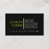 Loyalty Coffee Plain Black Modern Sheen Green (Achterkant)