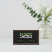 Loyalty Coffee Punch Burlap Border (Staand voorkant)