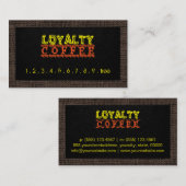 Loyalty Coffee Punch Burlap Border #2 (Voorkant / Achterkant)